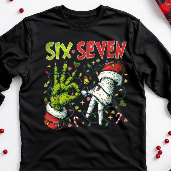 67 Grinch T-shirt Funny Christmas T-shirt long sleeve custom, S M L XL tan New - Picture 5 of 5